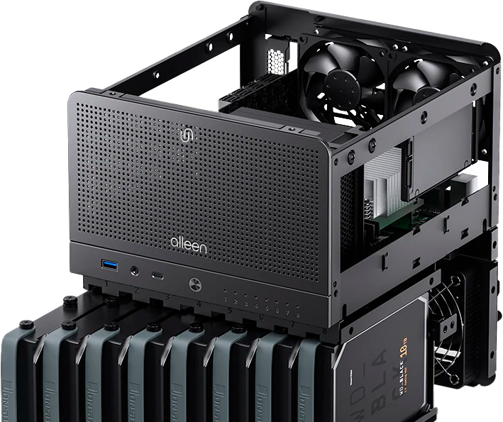ALLEEN STORAGE PRO em ambiente profissional